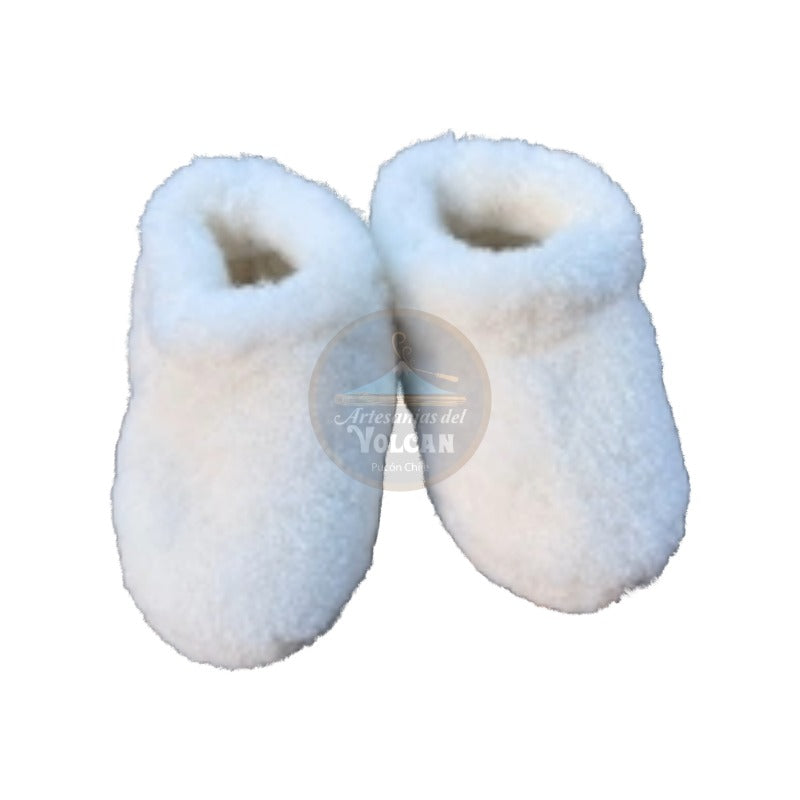 Pantuflas Artesanales de Piel de Oveja · Hechas a Mano en la Araucanía, Chile