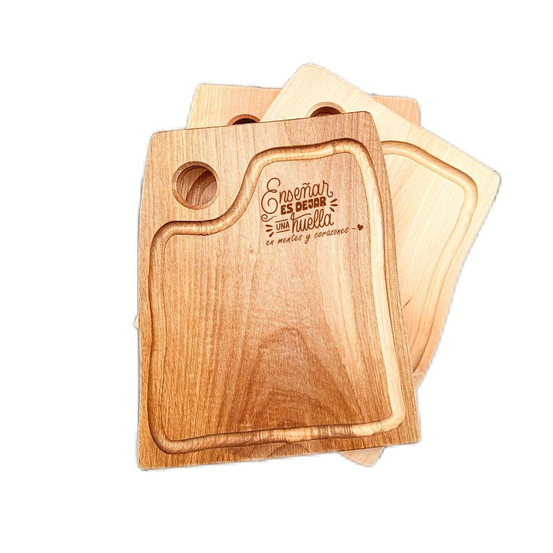 Tabla de Parrilla con surco para Jugos – Madera Nativa