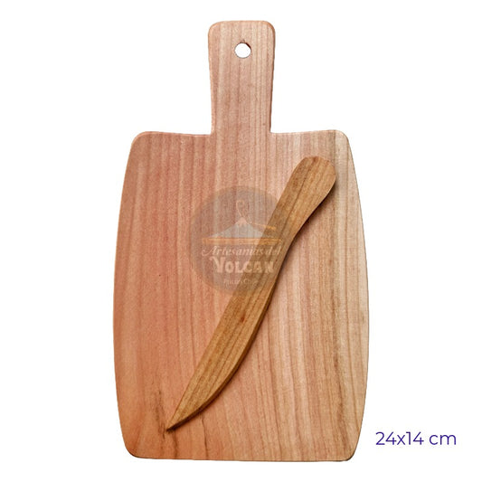 Tabla aperitivo volcan mini 24x14 cm