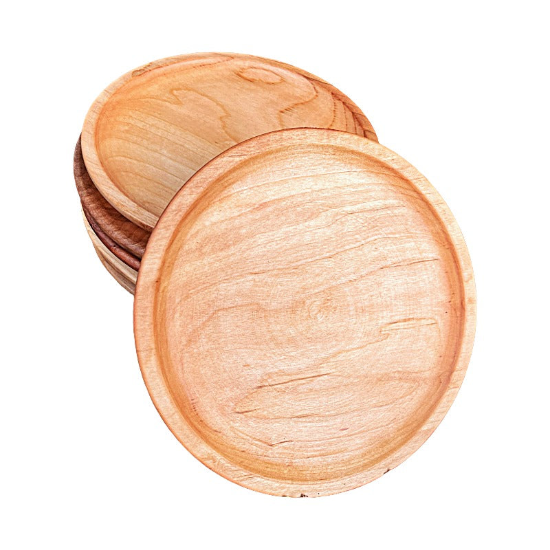 Platos de madera nativa para el asado chileno
