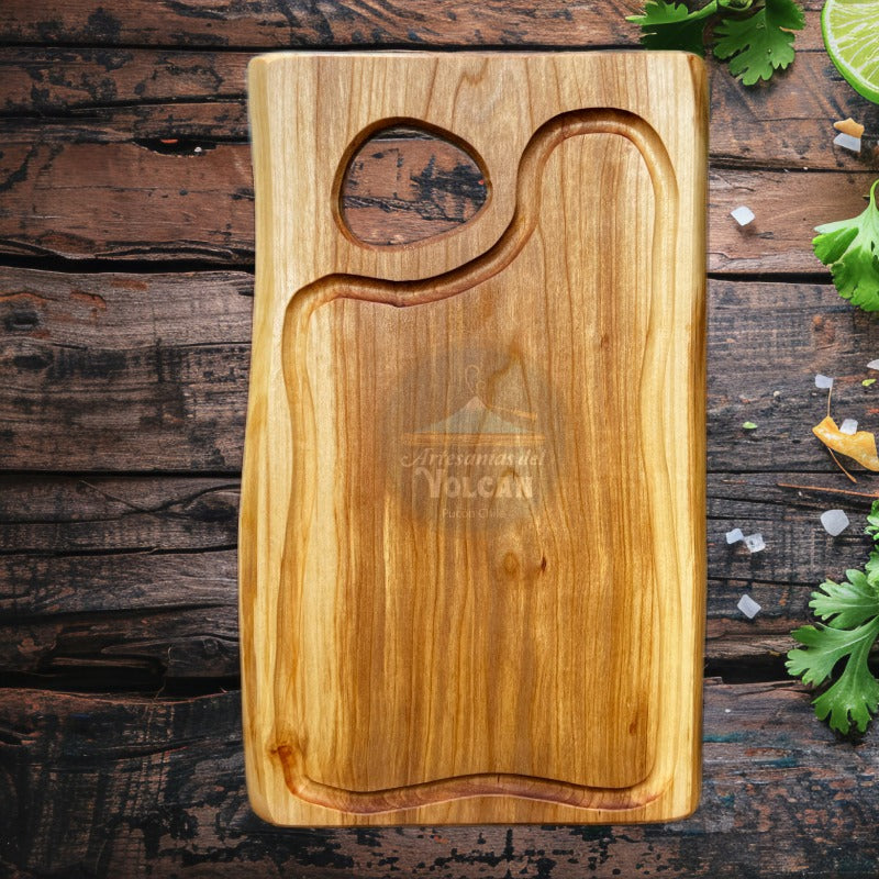 Tabla de Parrilla con surco para Jugos – Madera Nativa
