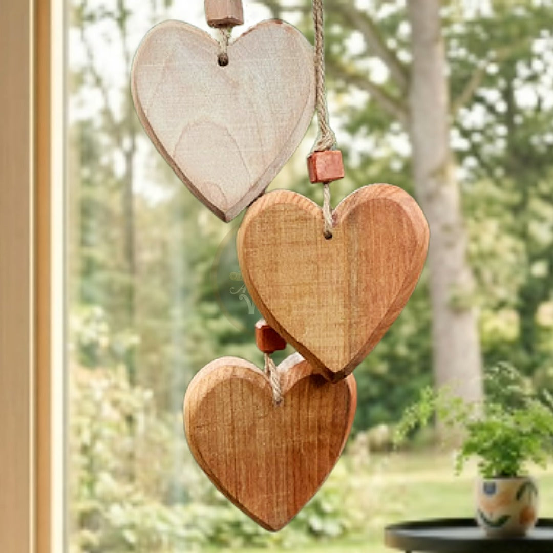 colgante de madera nativa