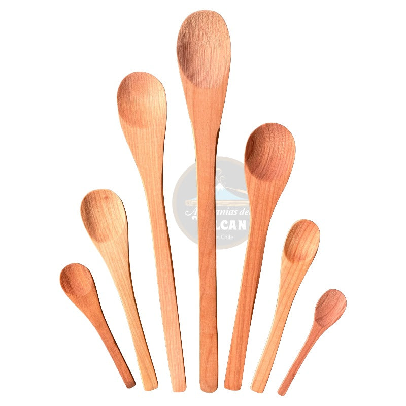 Cucharas de madera nativa para cocinar con amor