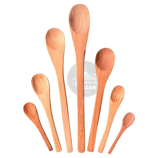 Cucharas de madera nativa para cocinar con amor