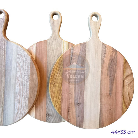 Tabla para Pizza en Maderas Nativas – Zona Lacustre, Araucanía