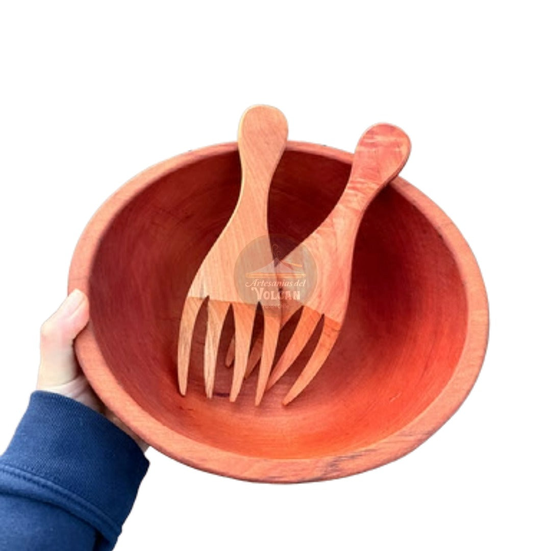fuentes de madera para ensaladas