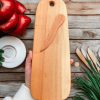 Tabla lisa madera nativa con cuchillo 12 cm